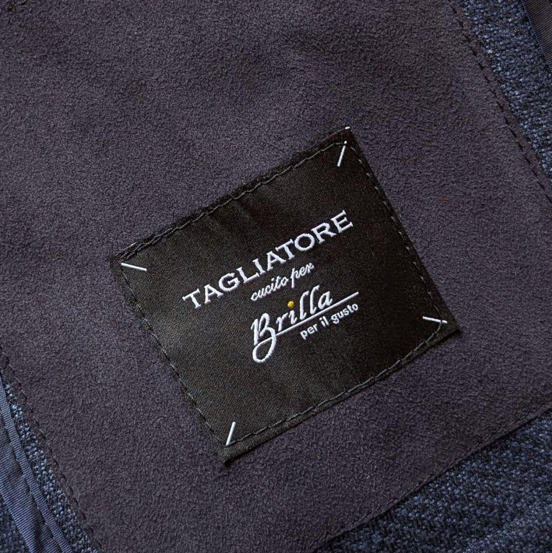 TAGLIATORE リネンジャケット ネイビー シルク混 BEAMS 44
