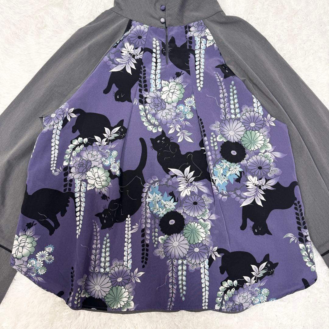 夜空猫柄トップスFREE