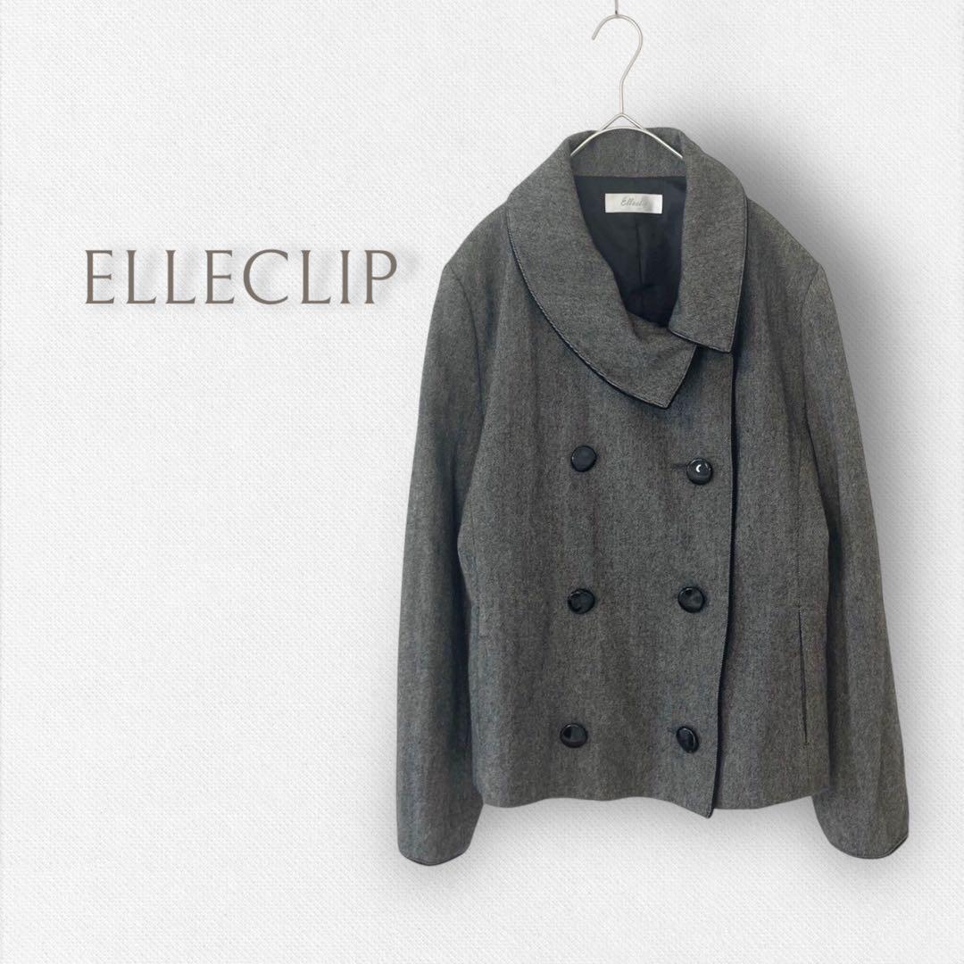 a036S【ELLECLIP/エルクリップ】ダブルブレストジャケット コート