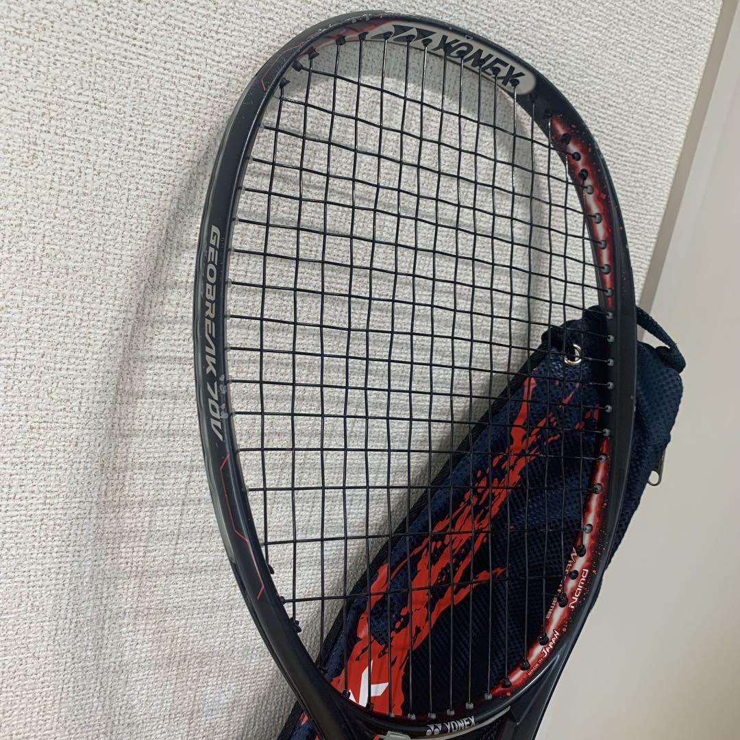 ヨネックス GEOBREAK 70V 軟式テニスラケット ケース付き 良品