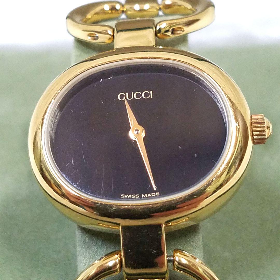 超格安一点 極美品・稼働品】GUCCI グッチ ゴールド 1600 腕時計 クォーツ時計 時計