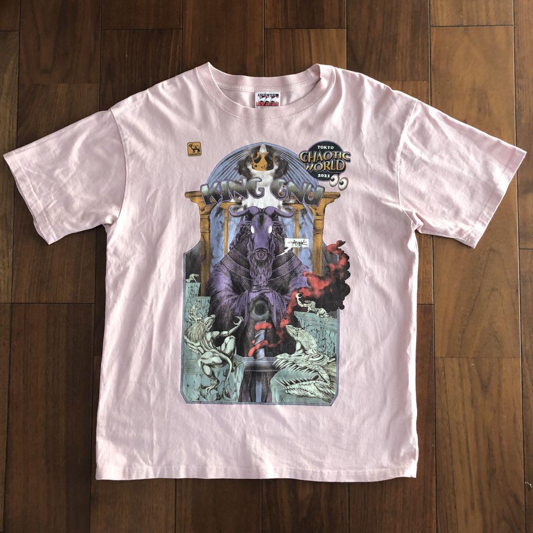 KING GNU キングヌー 2021 フジロック限定 Tシャツ ピンク L