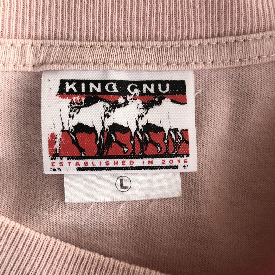 King Gnu フジロック限定Tシャツ　S ピンク King Gnu フジロック限定Tシャツ S ピンク