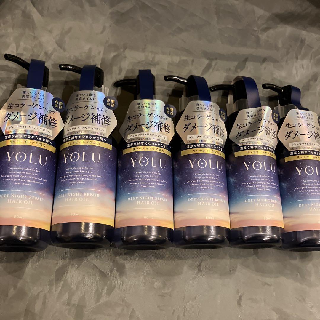 ヨル　ディープナイトリペア　ヘアオイル　80ml×6個セットスタイリング剤