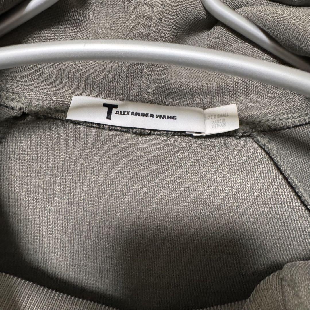 ALEXANDER WANG ロングプルオーバー フーディ グレージュ XS