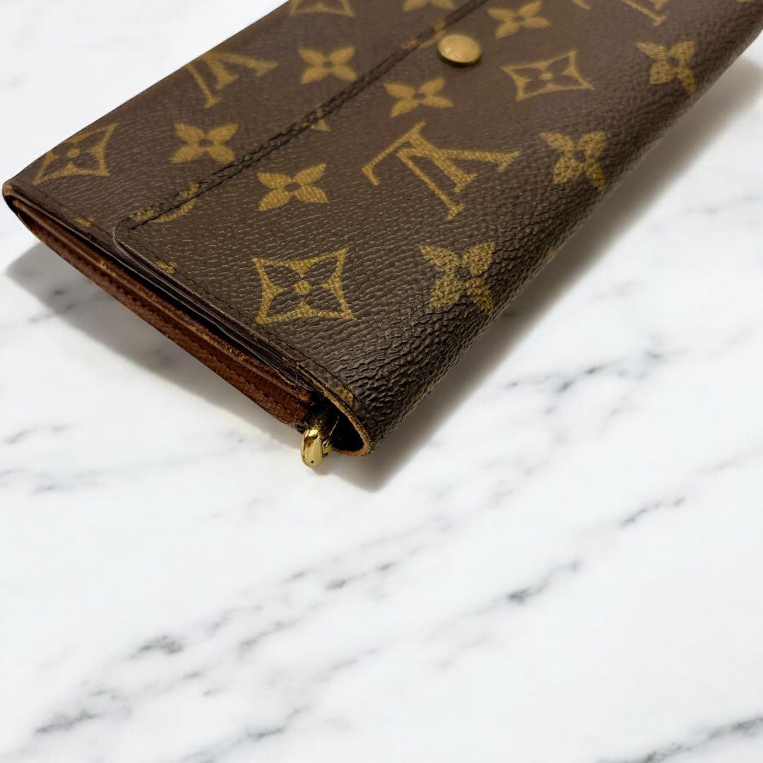 【鑑定済】ルイヴィトン モノグラム ポルト モネ クレディ 長財布 廃盤モデル