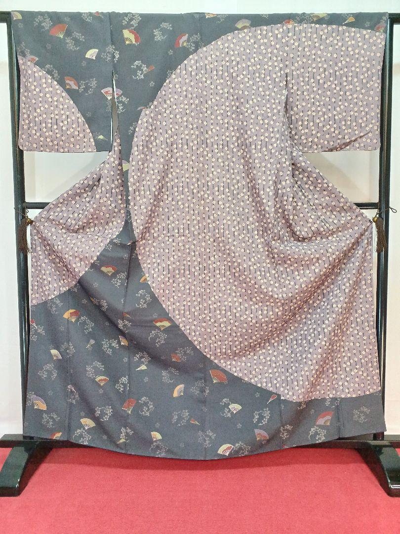 ［小紋］中古品　ヨゴレあり　K-506