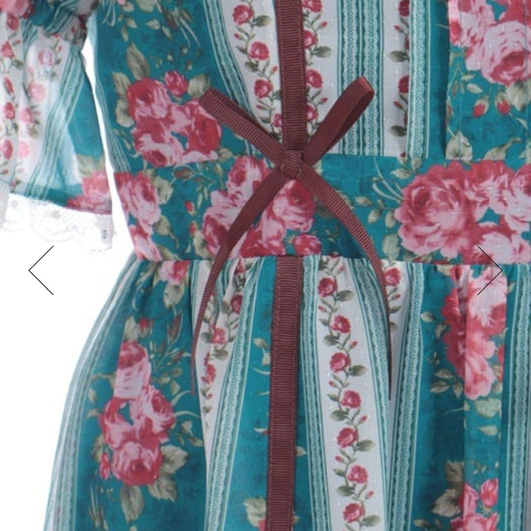 axes femme カントリーローズワンピースピンク Fサイズ 中古品 カントリーローズワンピース | レディース服・レディース