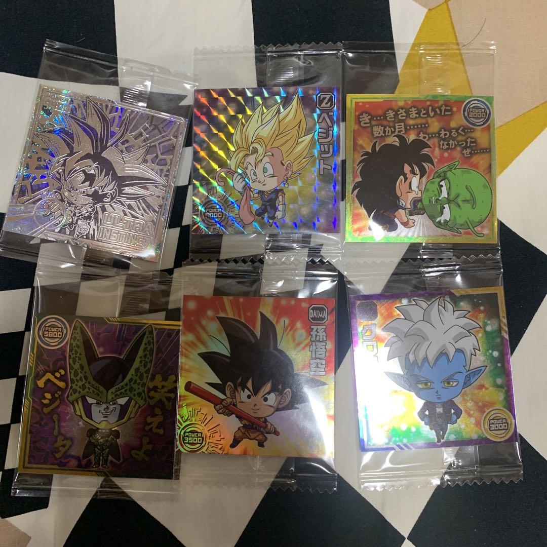 ドラゴンボール ウエハース シール 6枚セット - メルカリ