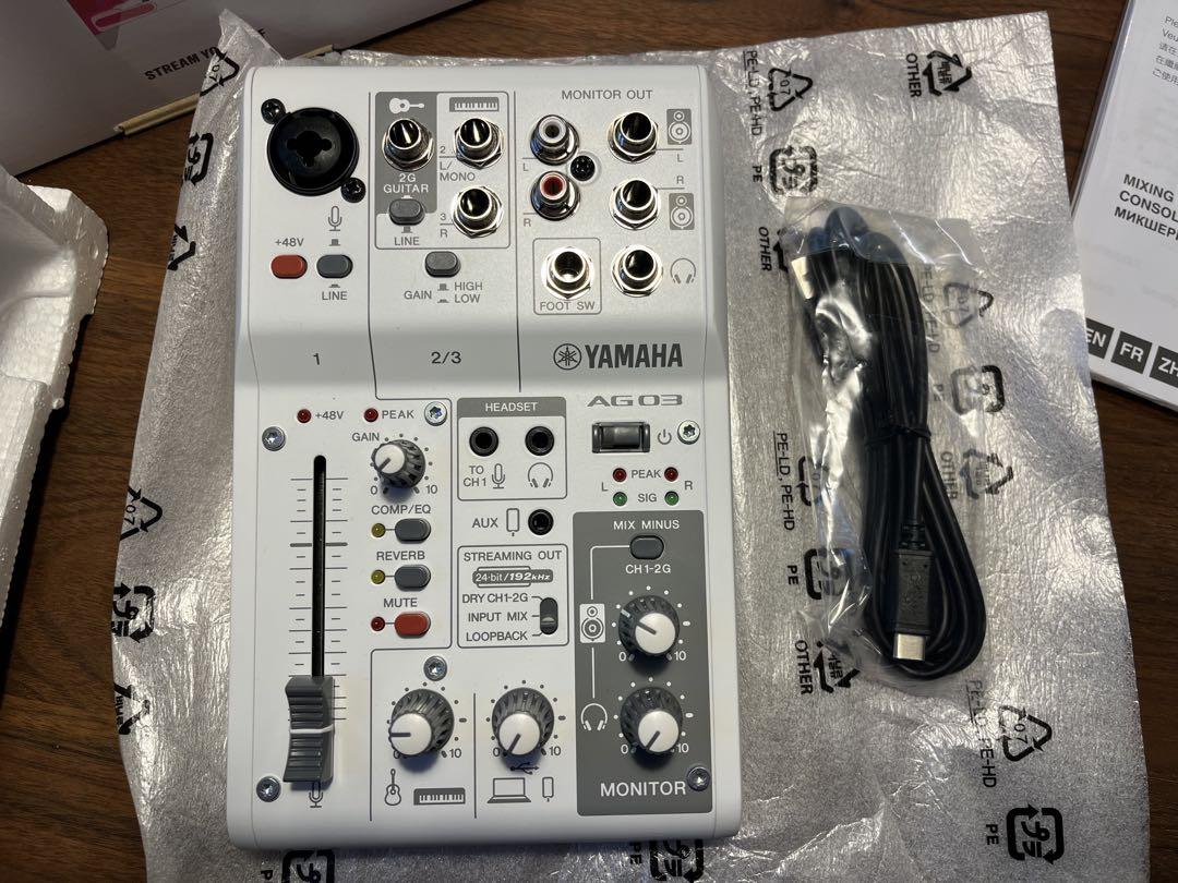YAMAHA AG03 MK2 ミキサー