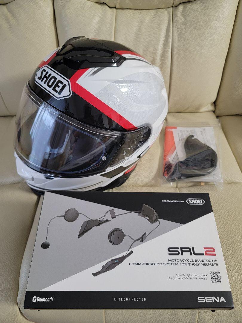 SHOEIヘルメットGT-AIR２ サイズXL　SENA SRL2付き