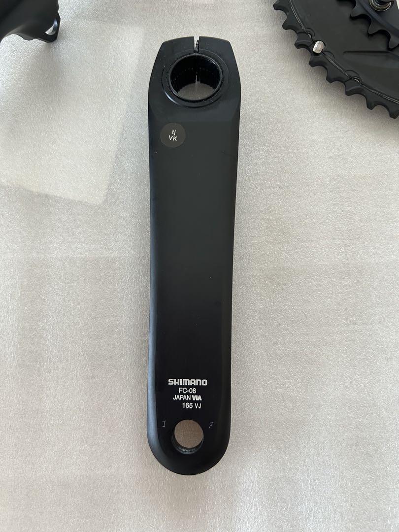 シマノFC-08アルテグラ　165mm 50-34T チェーンリング未使用品