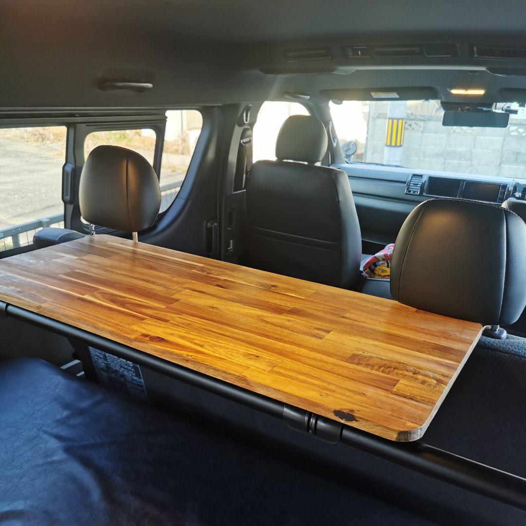 ハイエース ベッド用テーブル セカンドシートテーブル 車中泊 ハイエース ベッド用テーブル セカンドシートテーブル 車中泊