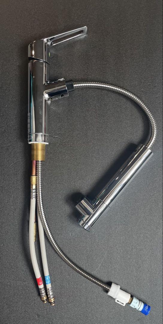 浄水器一体型 混合水栓 クリナップ ZSMJT428R20BH