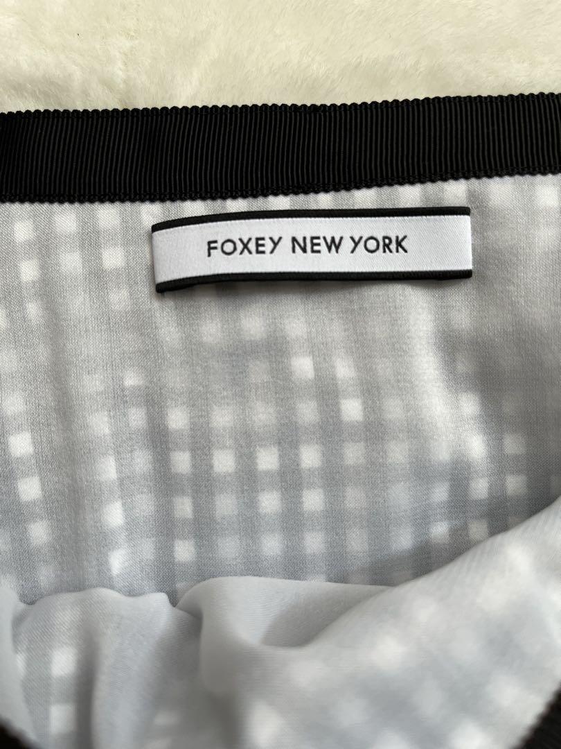 FOXEY NEW YORK Daffodil フレアスカート サイズS匿名配送 フォクシーニューヨーク “daffodil” ギンガムチェックスカート