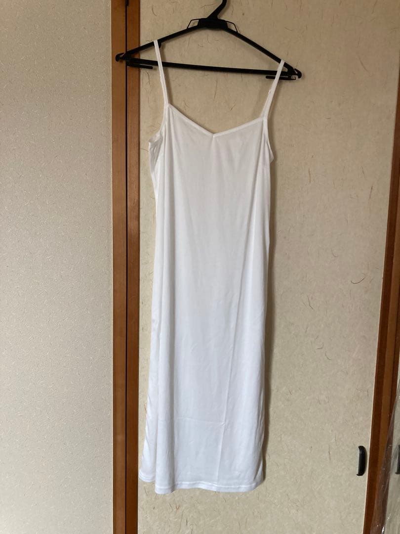 rienda ロールアップスリーブティアードシャツワンピース