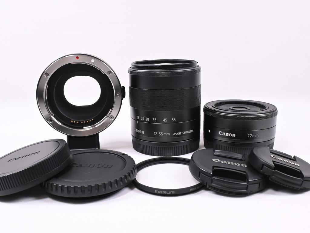 【美品】 キヤノン Canon EOS M2 ダブルレンズキット