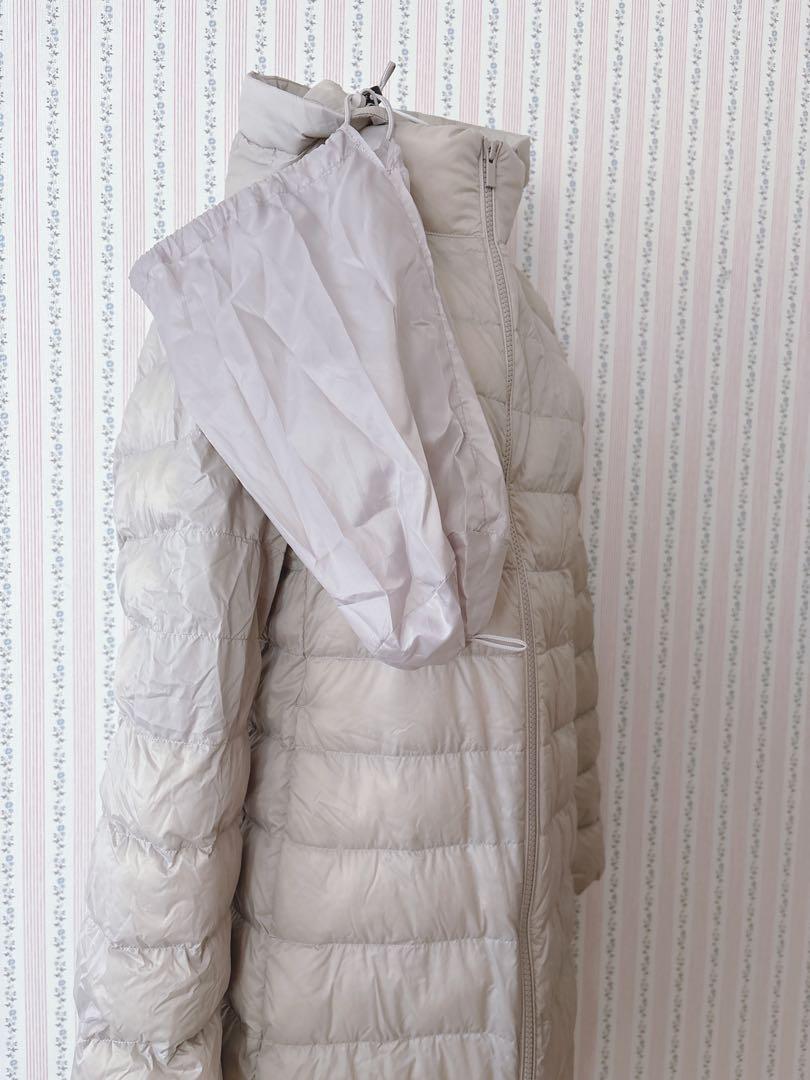 ☆ユニクロ ライトダウン ロングコート Sサイズ 新品