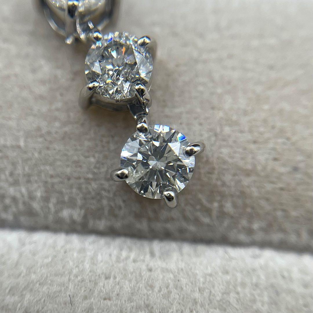 JG100☆高級 ダイヤモンド1ct プラチナ ネックレス - メルカリ