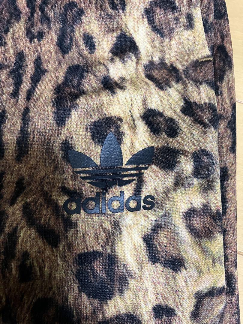 adidas originals レオパードパターン総柄ハーフパンツ XOサイズ