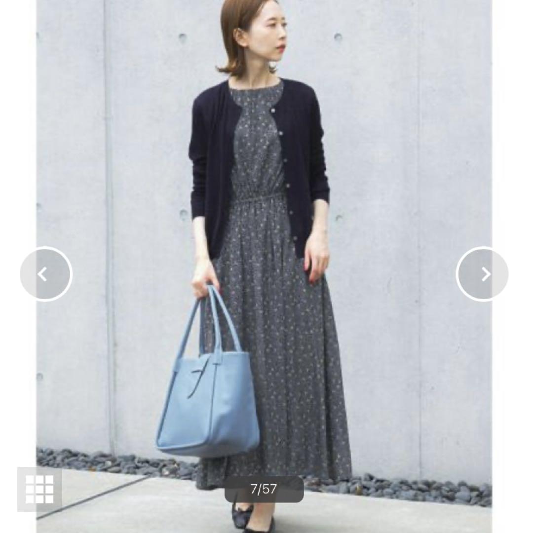 アーバンリサーチロッソ ギャザーロングワンピース 極美品
