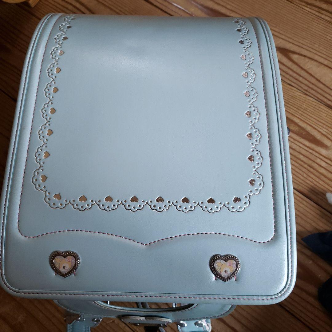 【美品】イオン ハミングミント ランドセル 水色