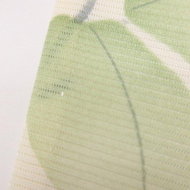 美品 夏着物 正絹 絽“優しい陽だまりにニッコリ答える桔梗”小紋