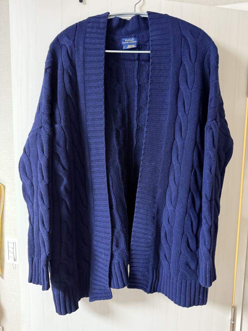 POLO RALPH LAUREN ネイビー カーディガン M