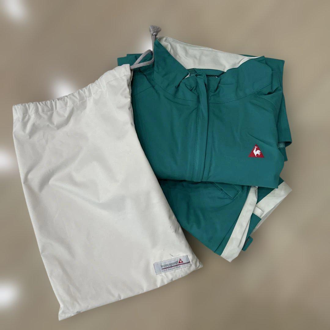 ルコック ゴルフ レインウェア カッパ 上下セットL 美品