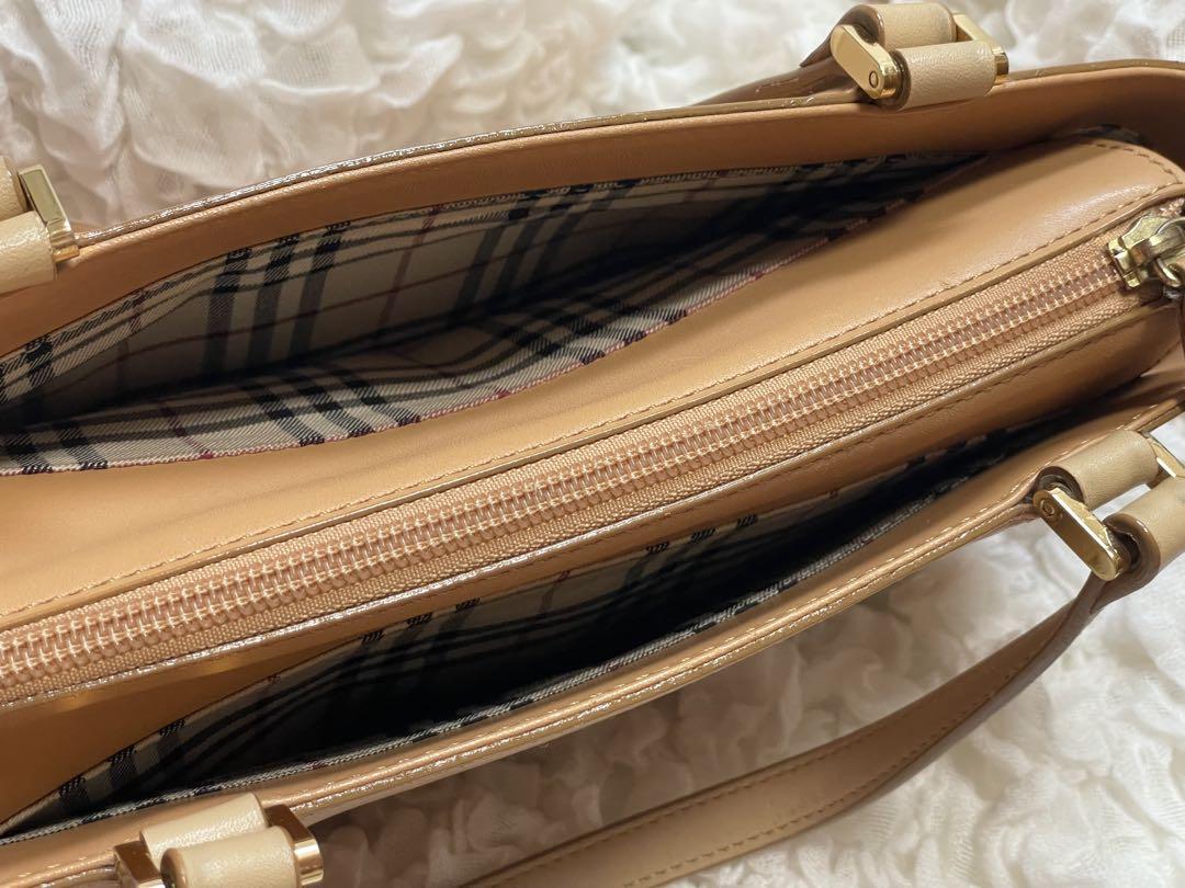 Burberry/内側ノバチェック/ハンドバッグ バッグ