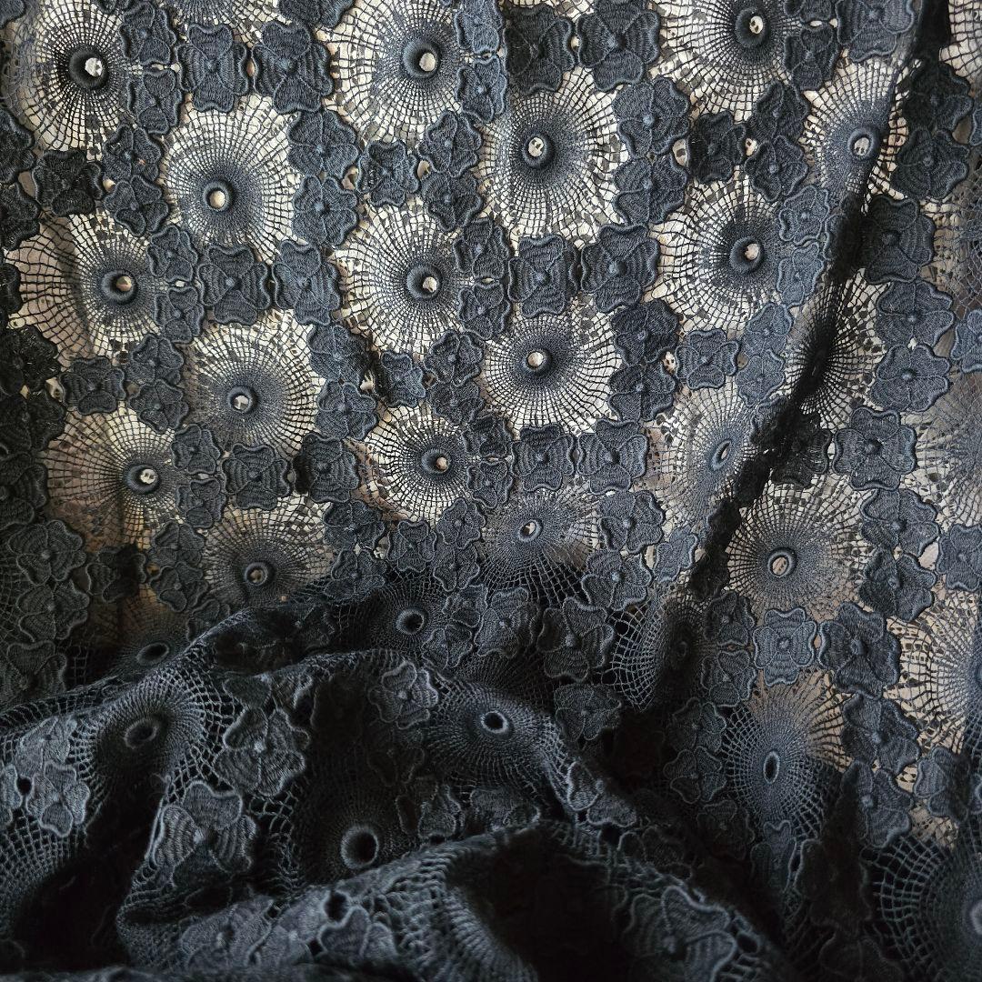 入レースコットン生地 340x87cm