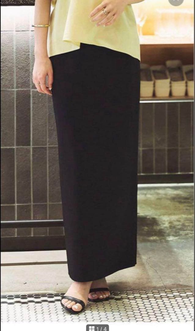 plage 新品未使用タグ付きMason tight スカートブラックサイズ34