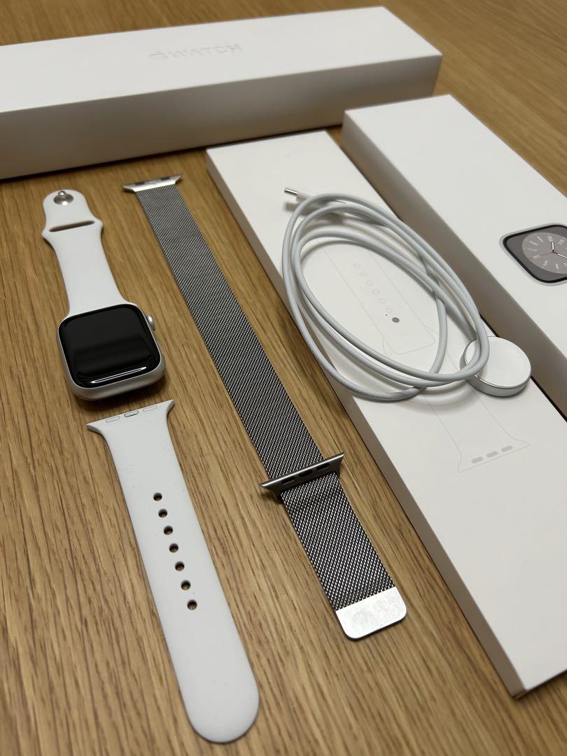 Apple Watch series 8 GPSモデル　シルバー