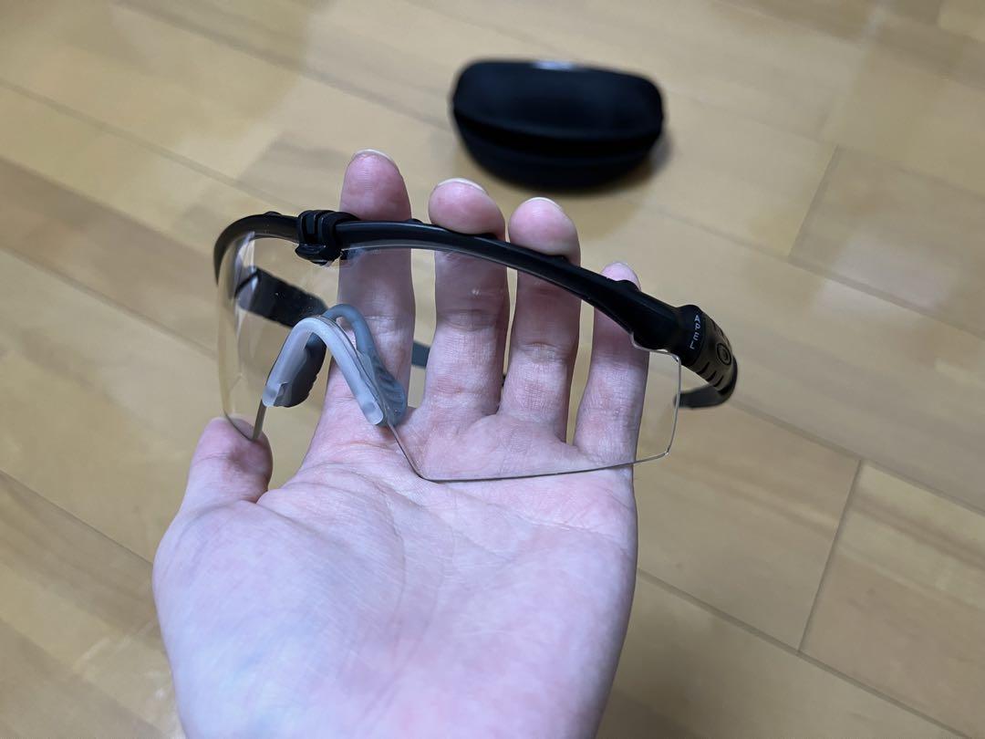実物 OAKLEY SI M 2.0 黒フレーム/クリアレンズ