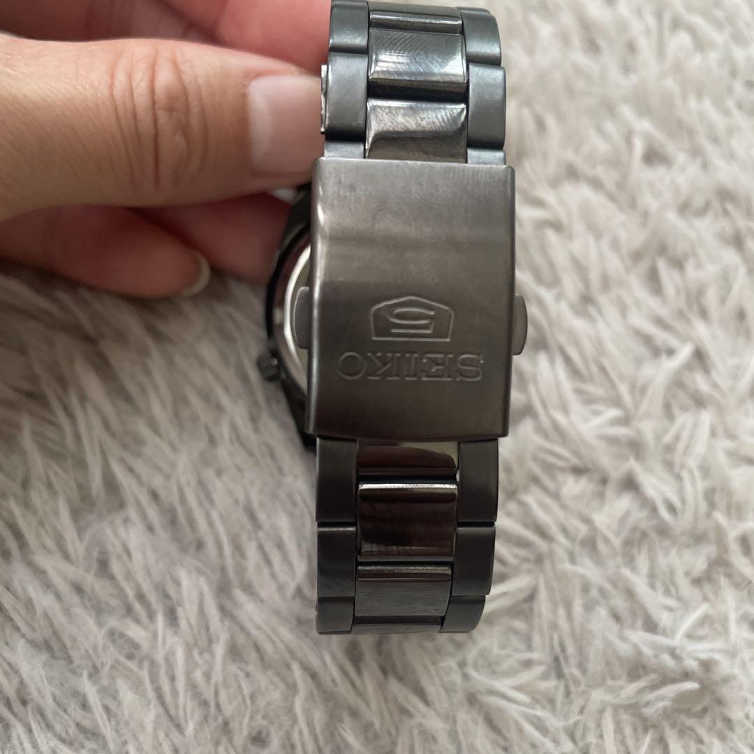 SEIKO 自動巻き腕時計 ブラック