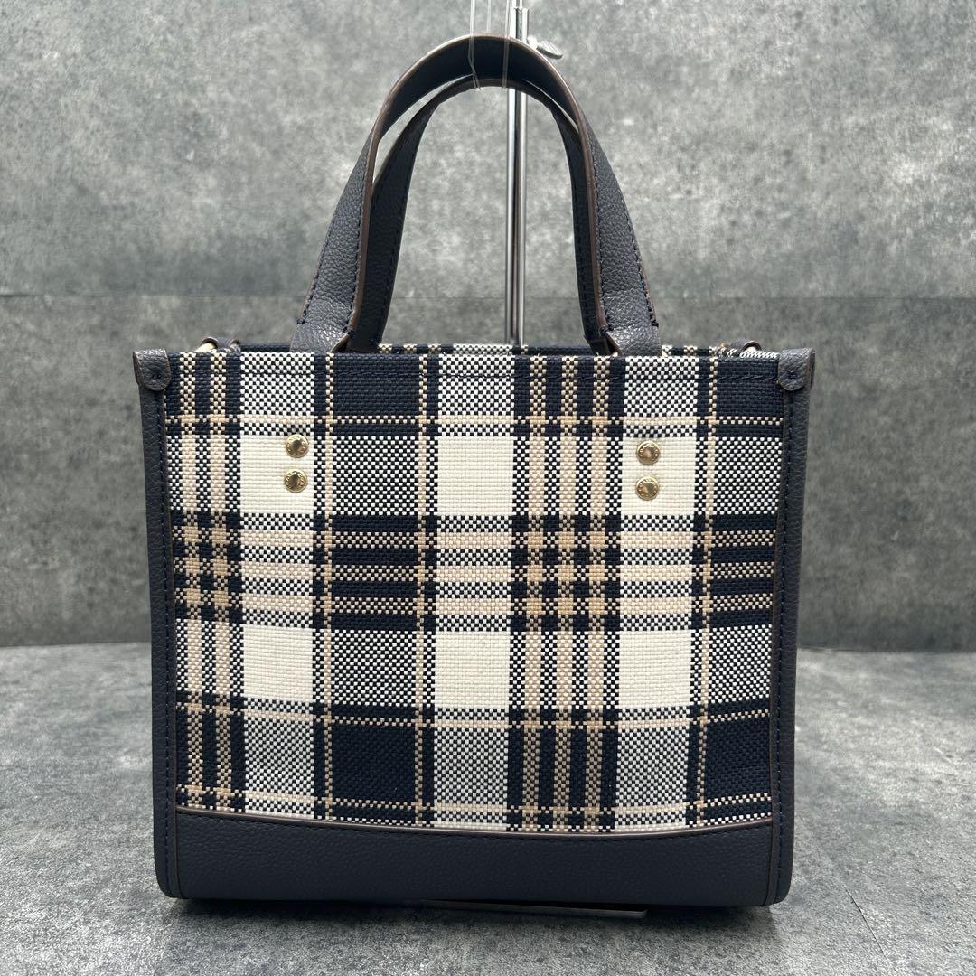 ✨稀少✨極美品✨コーチ トートバッグ 2way デンプシー チェック