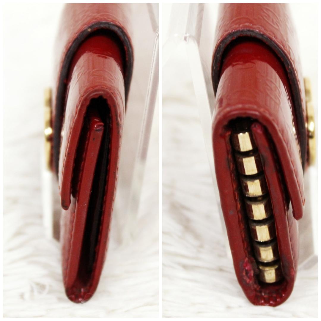 美品　グッチGUCCI　6連キーケース　GGパターン ハート型マイクログッチシマ 美品 グッチ 6連キーケース ハート マイクログッチシマ GG柄