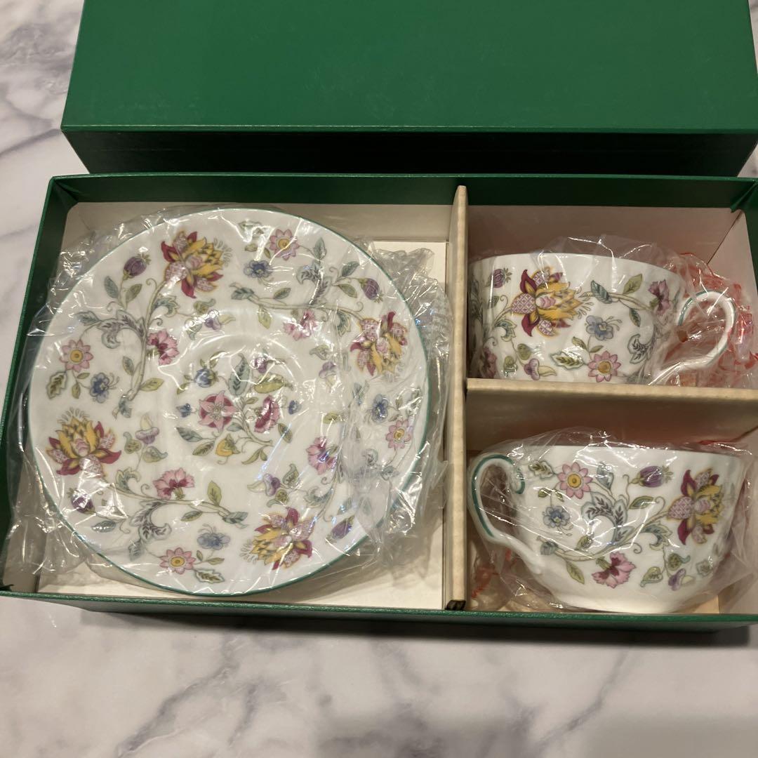 新品未使用】MINTON ティーカップ&ソーサー 2客セット - メルカリ