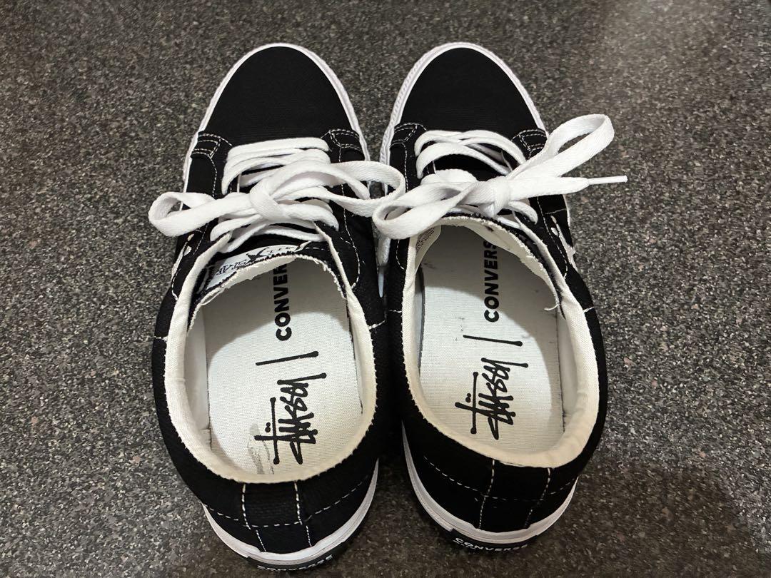 靴 [kzm]STUSSY CONVERSE ONE STAR OX LOW