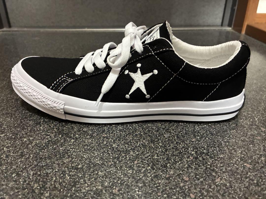 靴 [kzm]STUSSY CONVERSE ONE STAR OX LOW