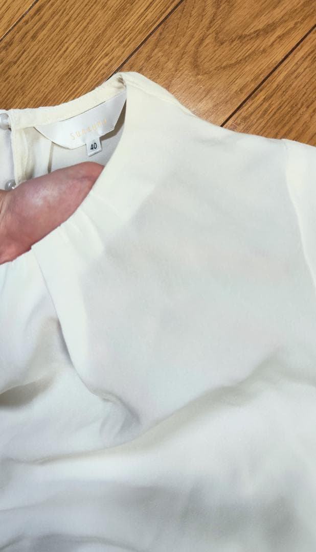 ホワイト 半袖 シャツ・ブラウス