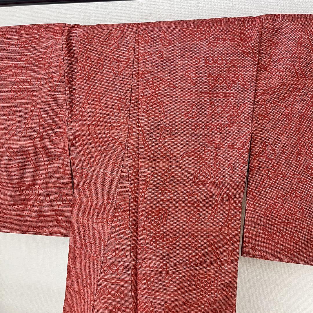 【超目玉枠】 着付け 着物 幾何学 正絹 色大島 本場大島紬 i-2810 メルカリ - 着物・浴衣