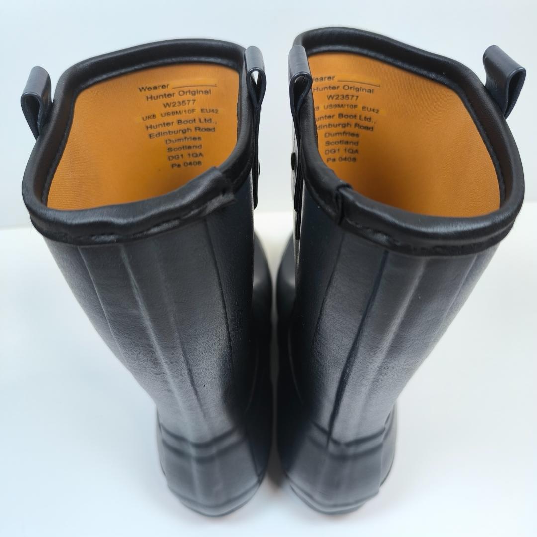 【美品】HUNTER　27cm　レインブーツ　長靴　雨具　梅雨　UK8　EU42