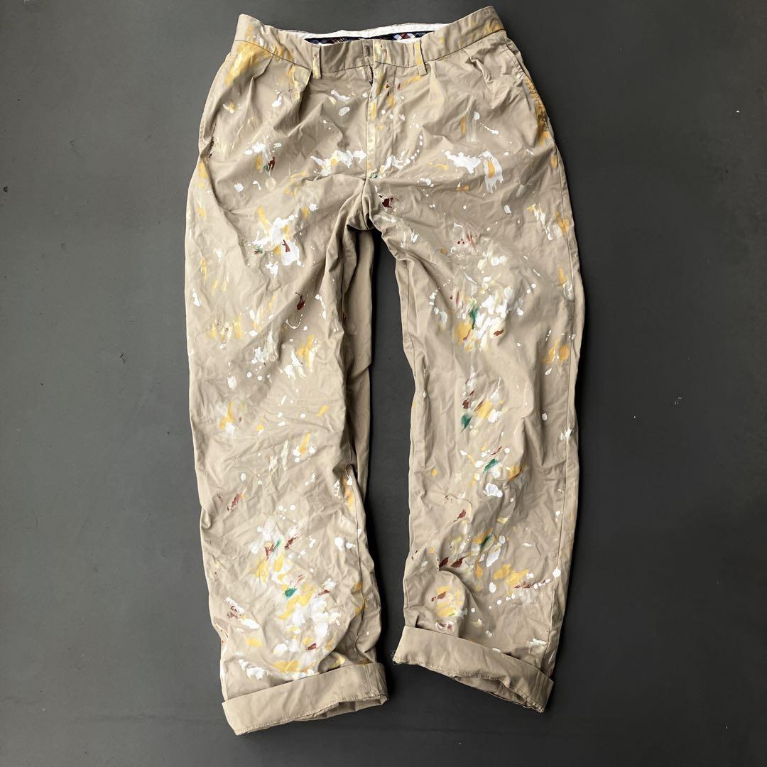 Polo Ralph Lauren ラルフローレン ペンキ コットン パンツ