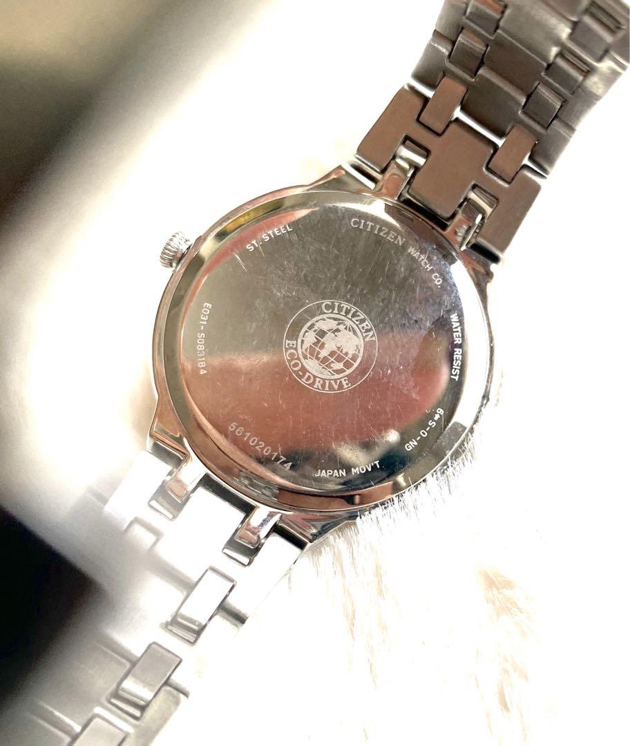 美品⭐︎ シチズン エコドライブ ダイヤ8pt レディース腕時計