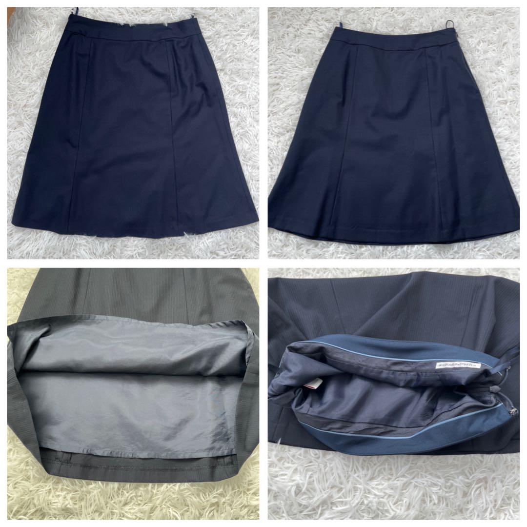 美品✨n♡line セットアップ スーツ ３点 ストレッチ ウォッシャブル 紺