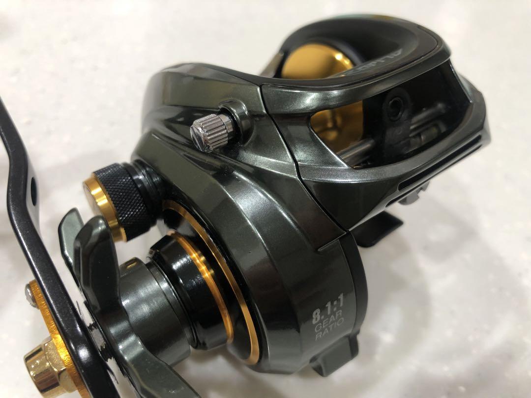 ショアジギング、雷魚に！ ピシファン ALIJOS(アリオス) 左ハンドル 新品 ピシファン ベイトリール アリオス300(左ハンドル) 買ってみた