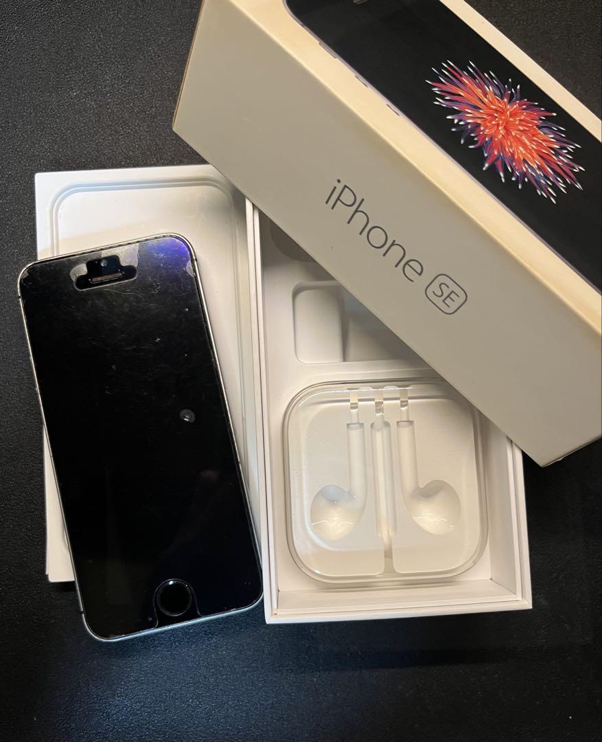 iPhone se 128GB A1723　箱　ケース付 iPhone SE（第1世代） [再生新品]海外SIMシムフリー版 Apple SE