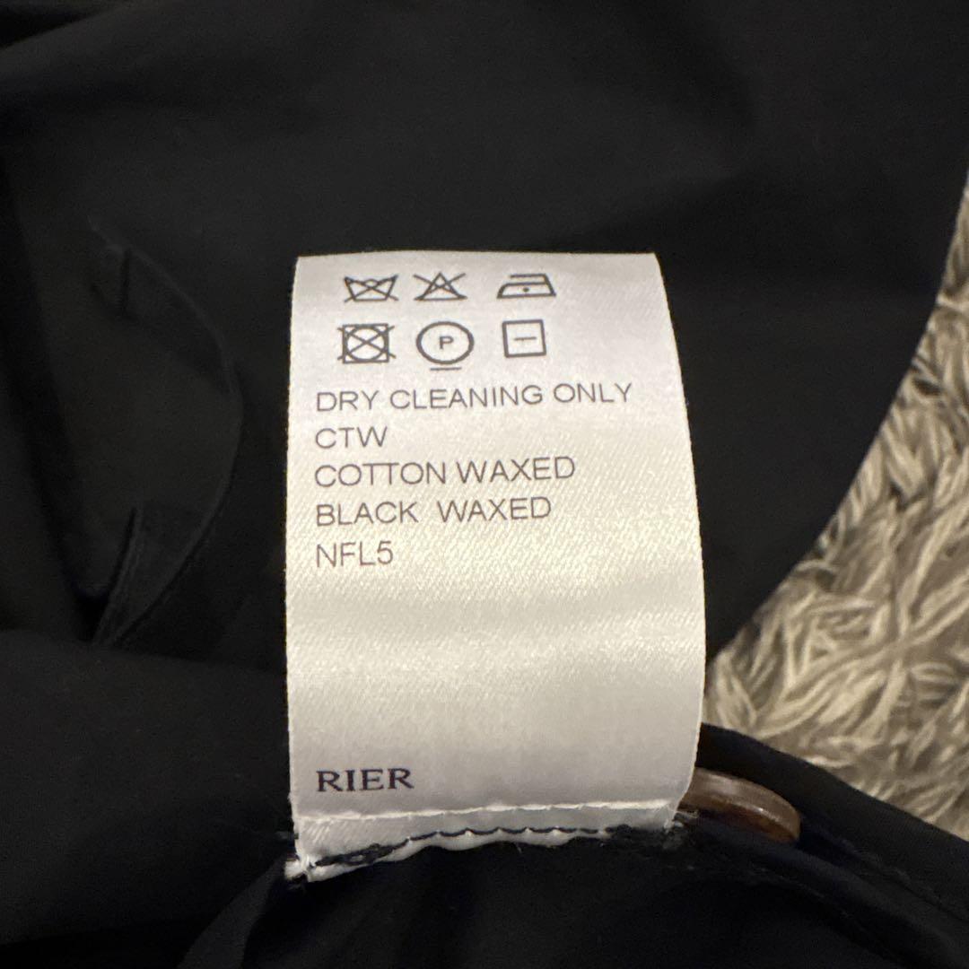 RIER Windbreaker cotton waxed black L