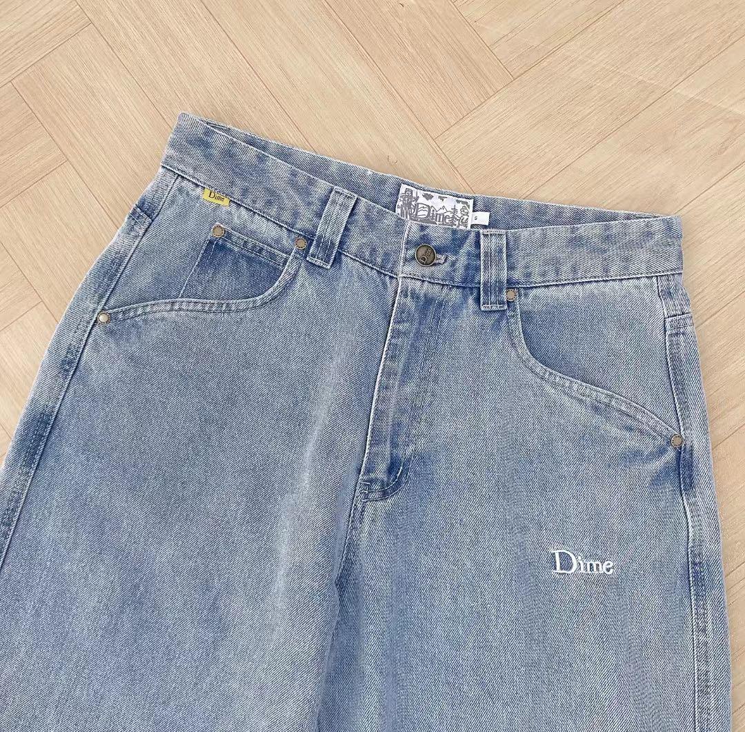 DIME バギーデニム 正規品 ブルー S 画像3